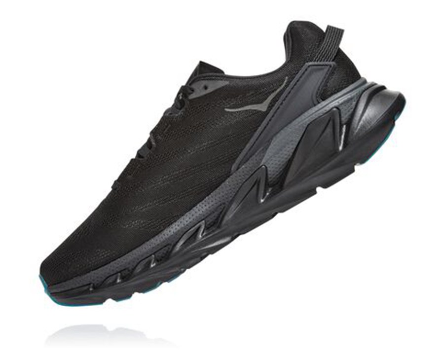 Hoka One One Running Shoes Mens Black - Elevon 2 - 75820YQZD